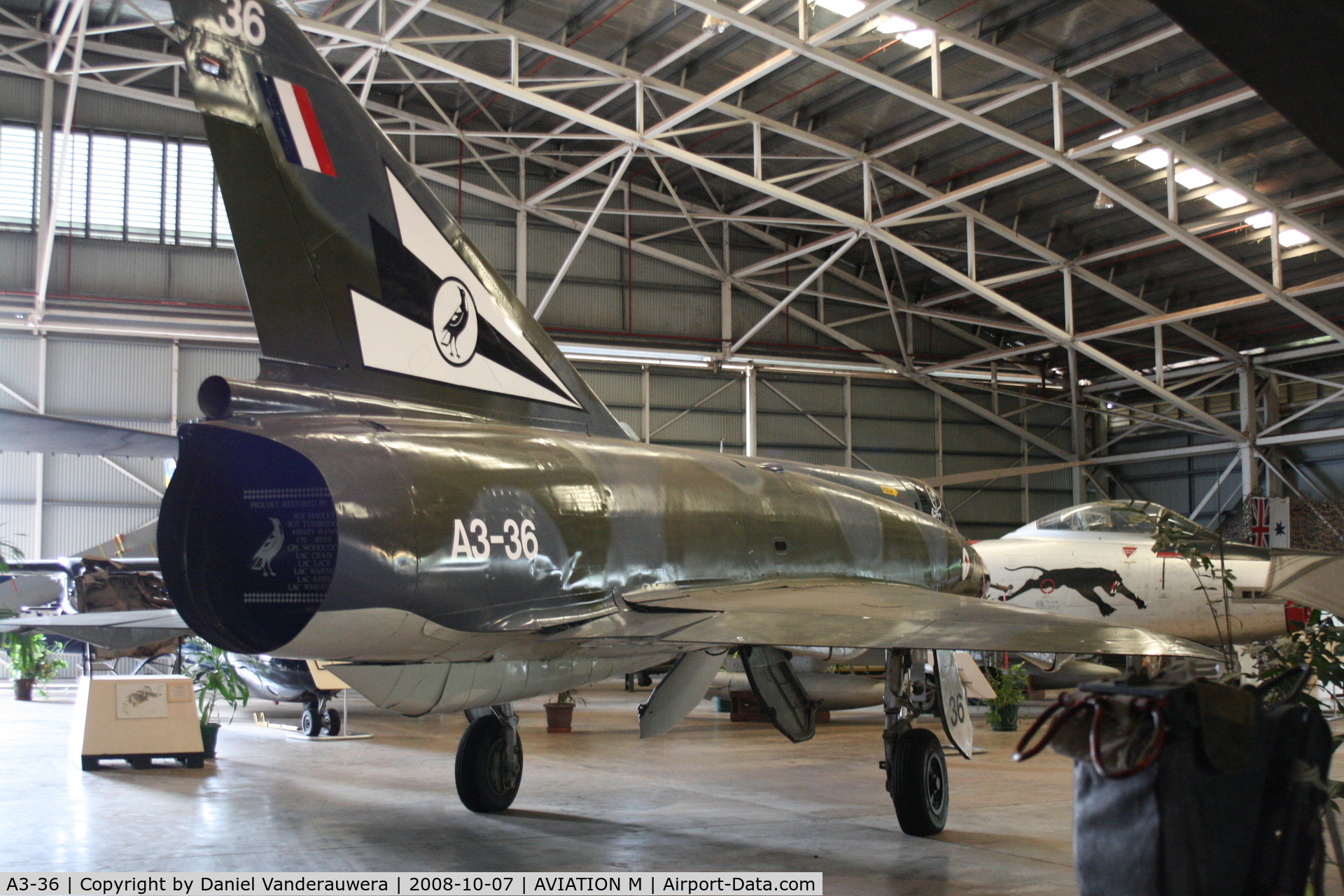 A3-36, 1965 Dassault Mirage IIIO(F) C/N 36, Displayed in Austalian Aviation Heritage Centre - Winnellie NT