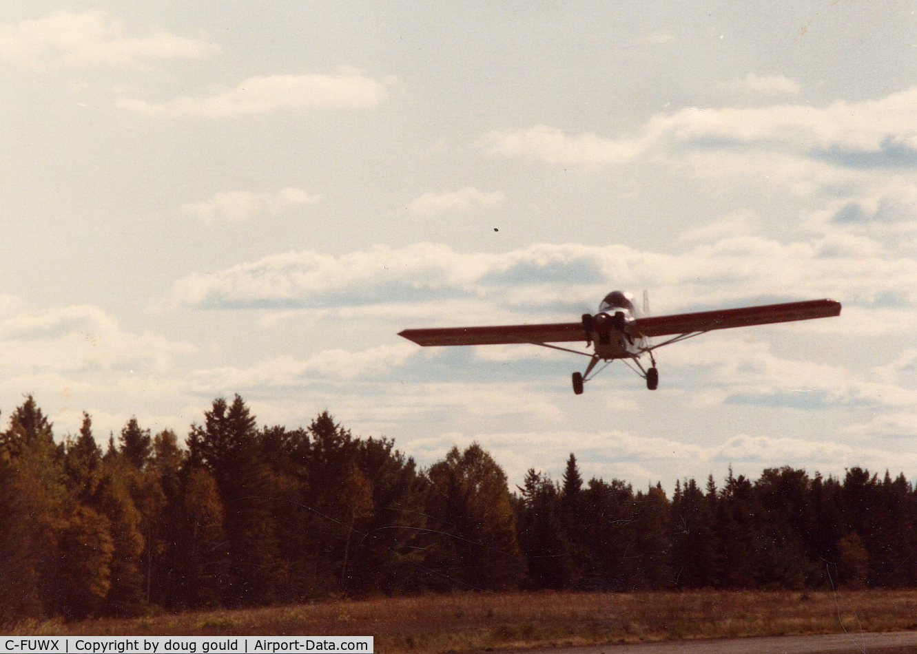 C-FUWX, 1968 Stits SA-6B Flut-r-Bug C/N AJL 1, in flight