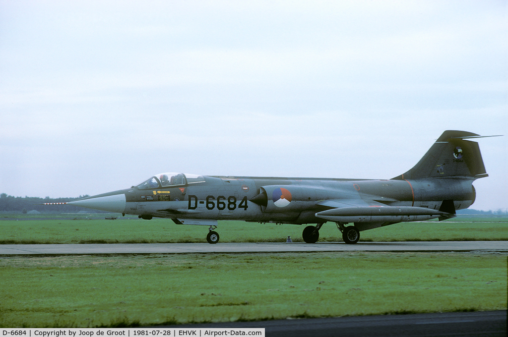 D-6684, Lockheed F-104G Starfighter C/N 683-6684, sold to Greece in 1982