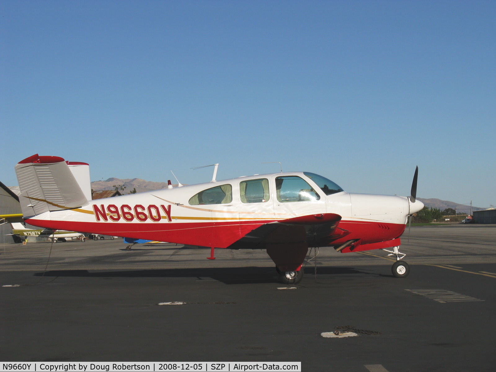 N9660Y, 1962 Beech P35 Bonanza C/N D-7087, 1962 Beech P35 BONANZA, Continental IO-470-N 260 Hp, absolutely stunning appearance