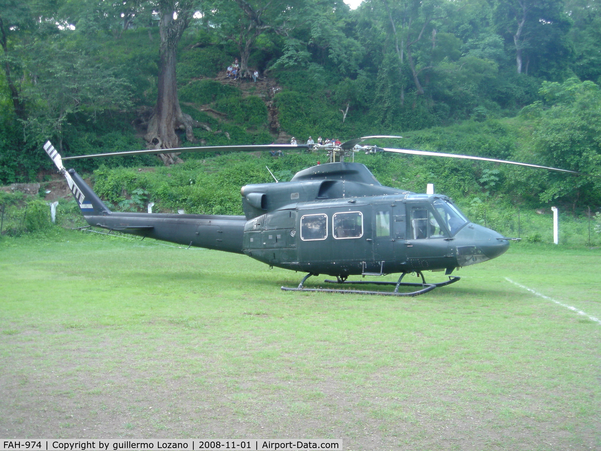 FAH-974, Bell 412 C/N 33124, In countryside honduras