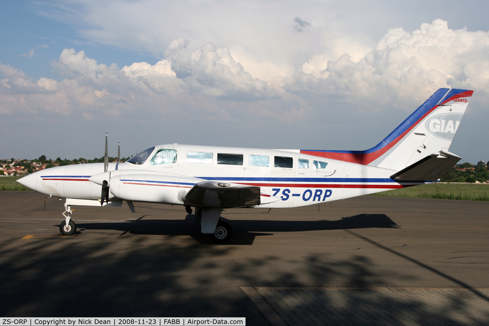 ZS-ORP, Cessna 404 Titan C/N 404-0212, FABB Brakpan South Africa