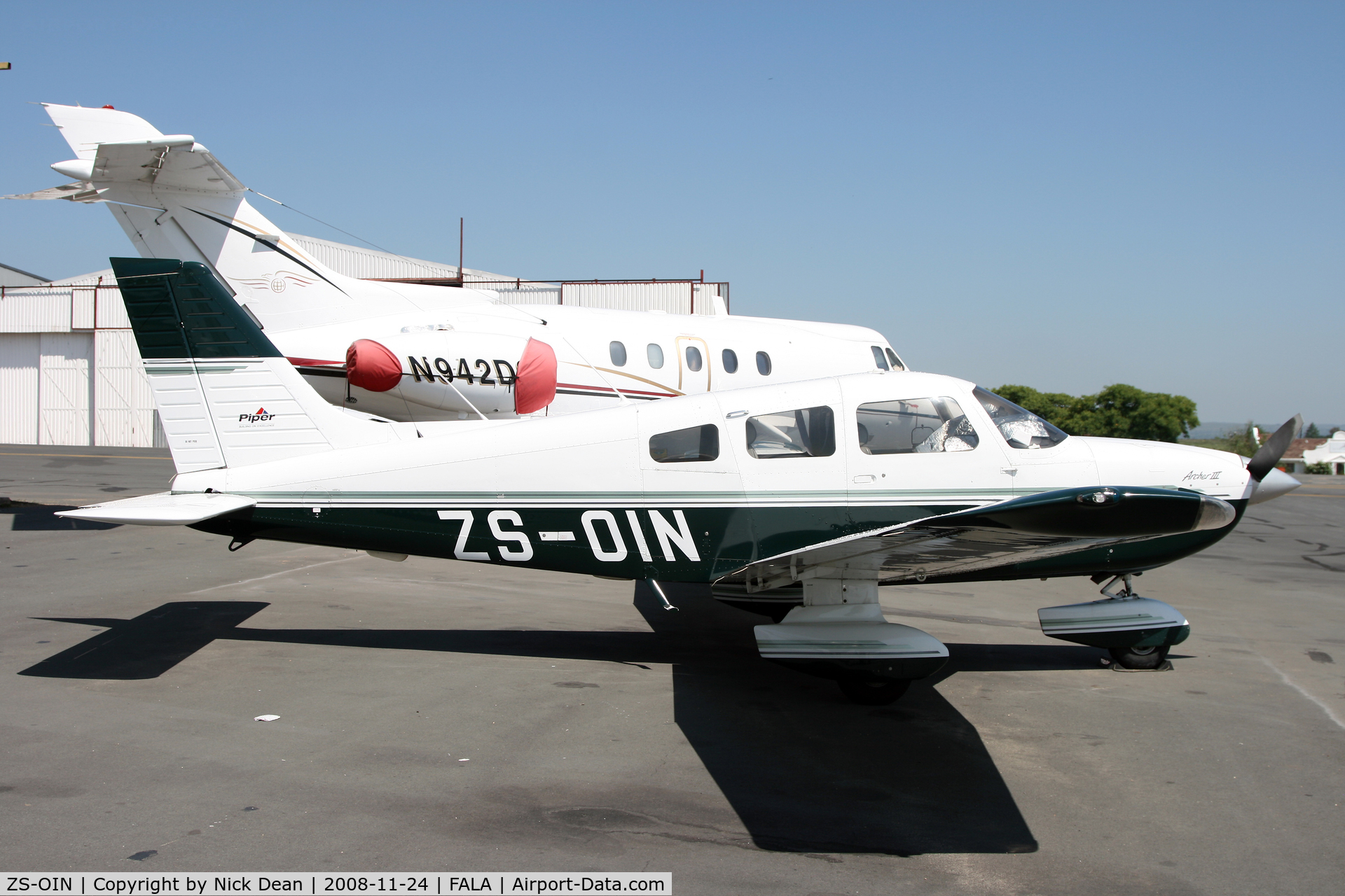 ZS-OIN, Piper PA-28-181 Archer III C/N 2843202, FALA