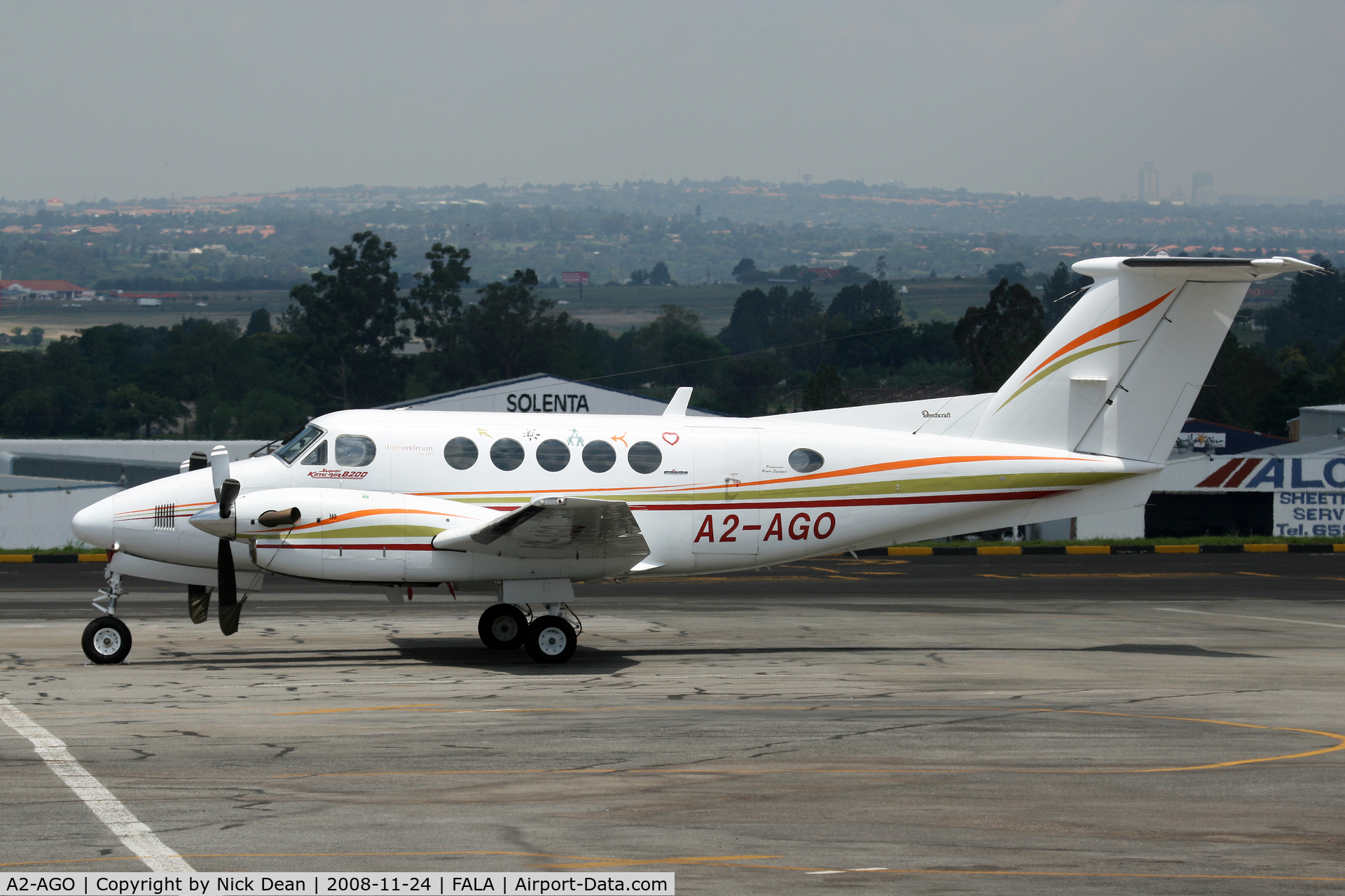 A2-AGO, 1990 Beechcraft B200 King Air C/N BB-1353, FALA