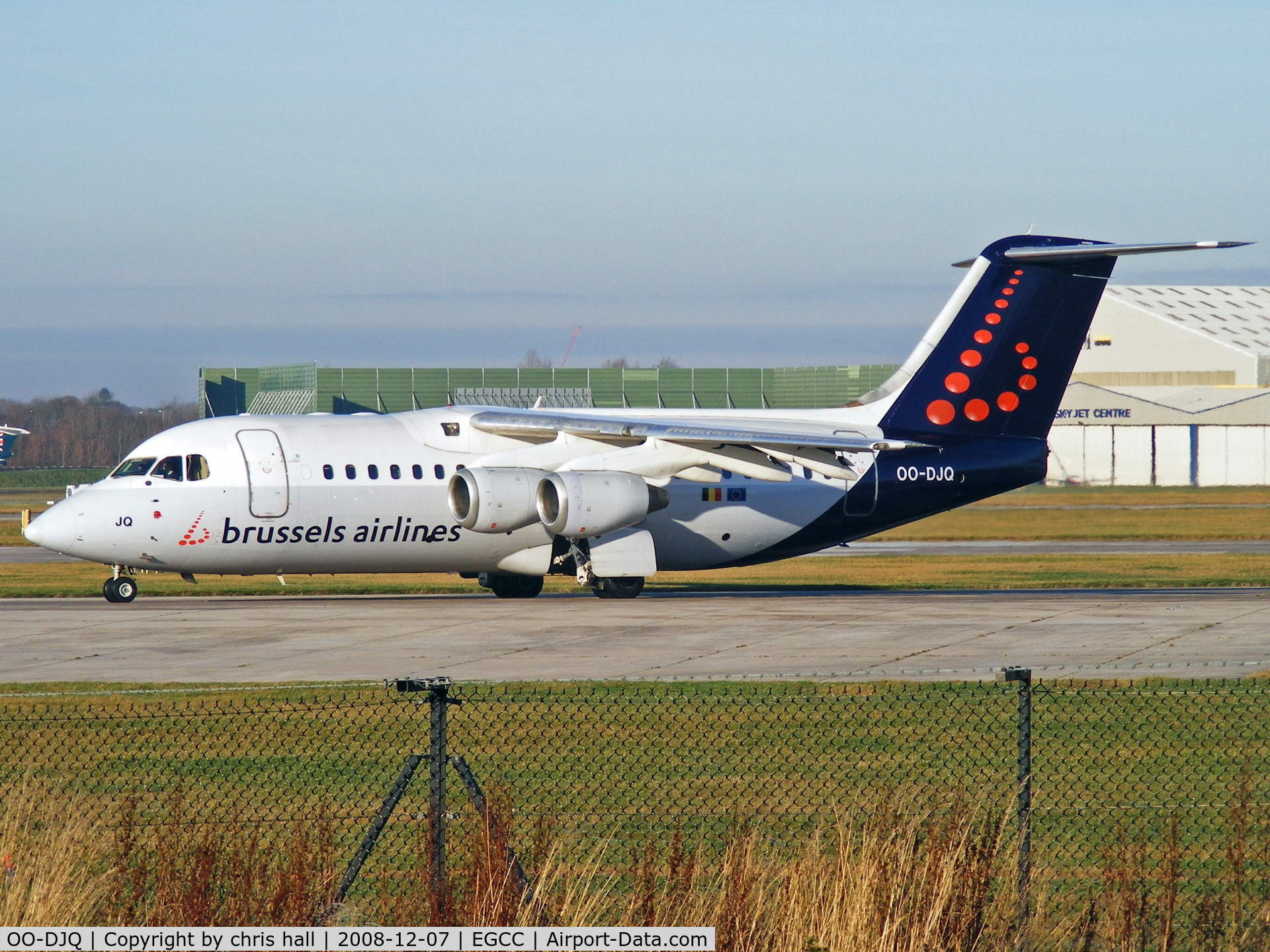 OO-DJQ, 1996 British Aerospace Avro 146-RJ85 C/N E.2289, Brussels Airlines