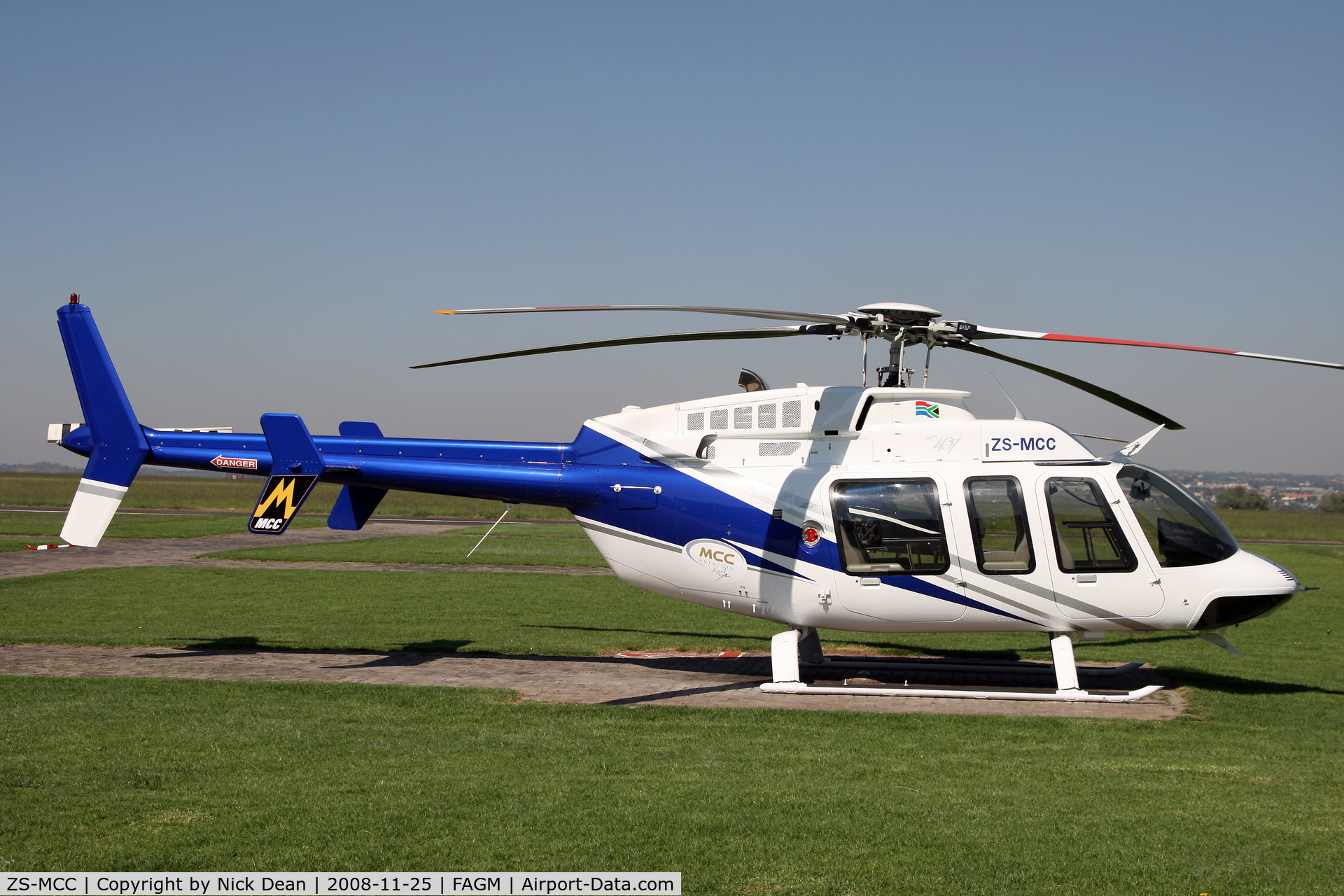 ZS-MCC, 2007 Bell 407 C/N 53766, FAGM