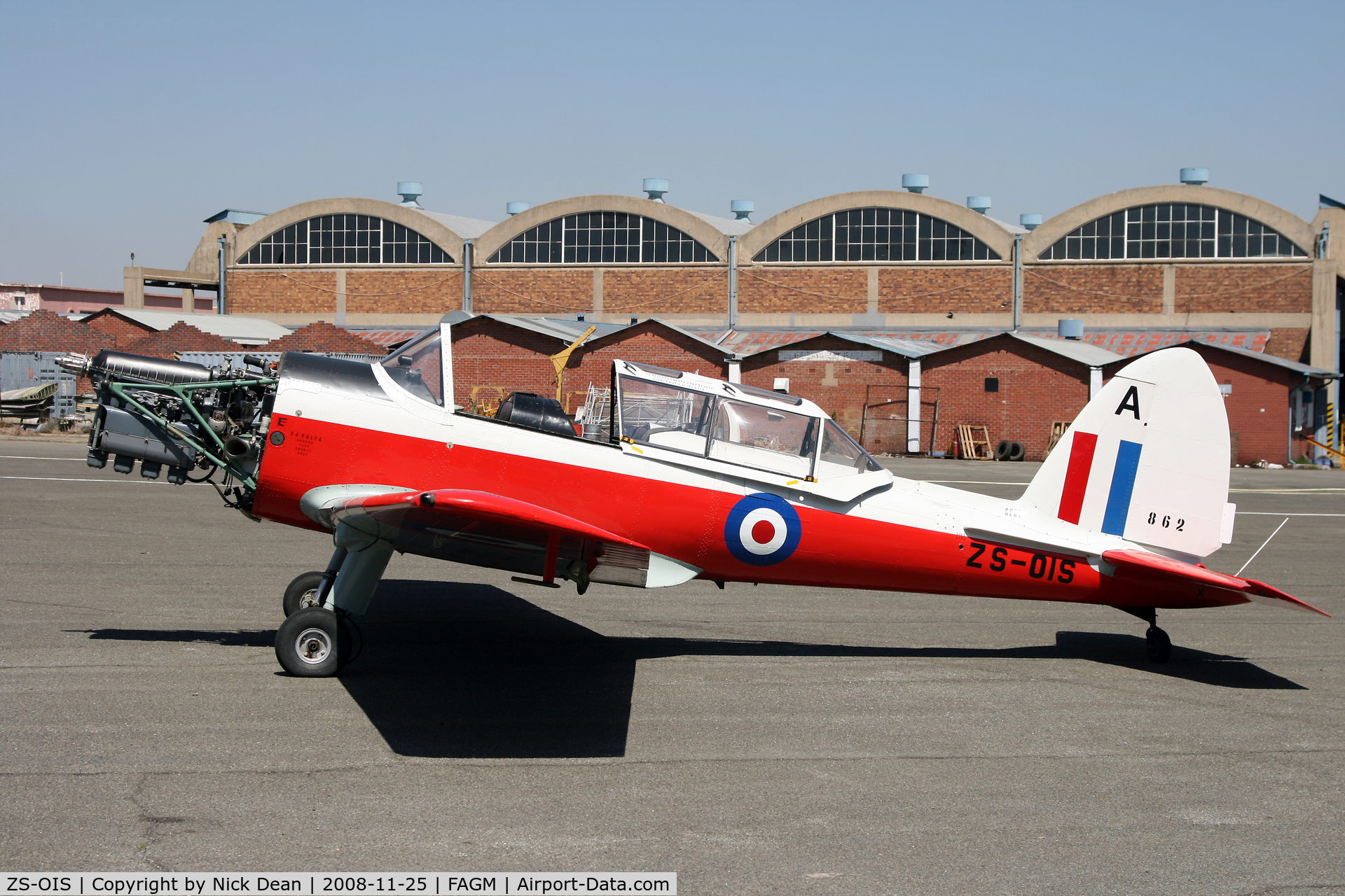 ZS-OIS, 1953 De Havilland DHC-1 Chipmunk T.10 C/N C1/0890, FAGM