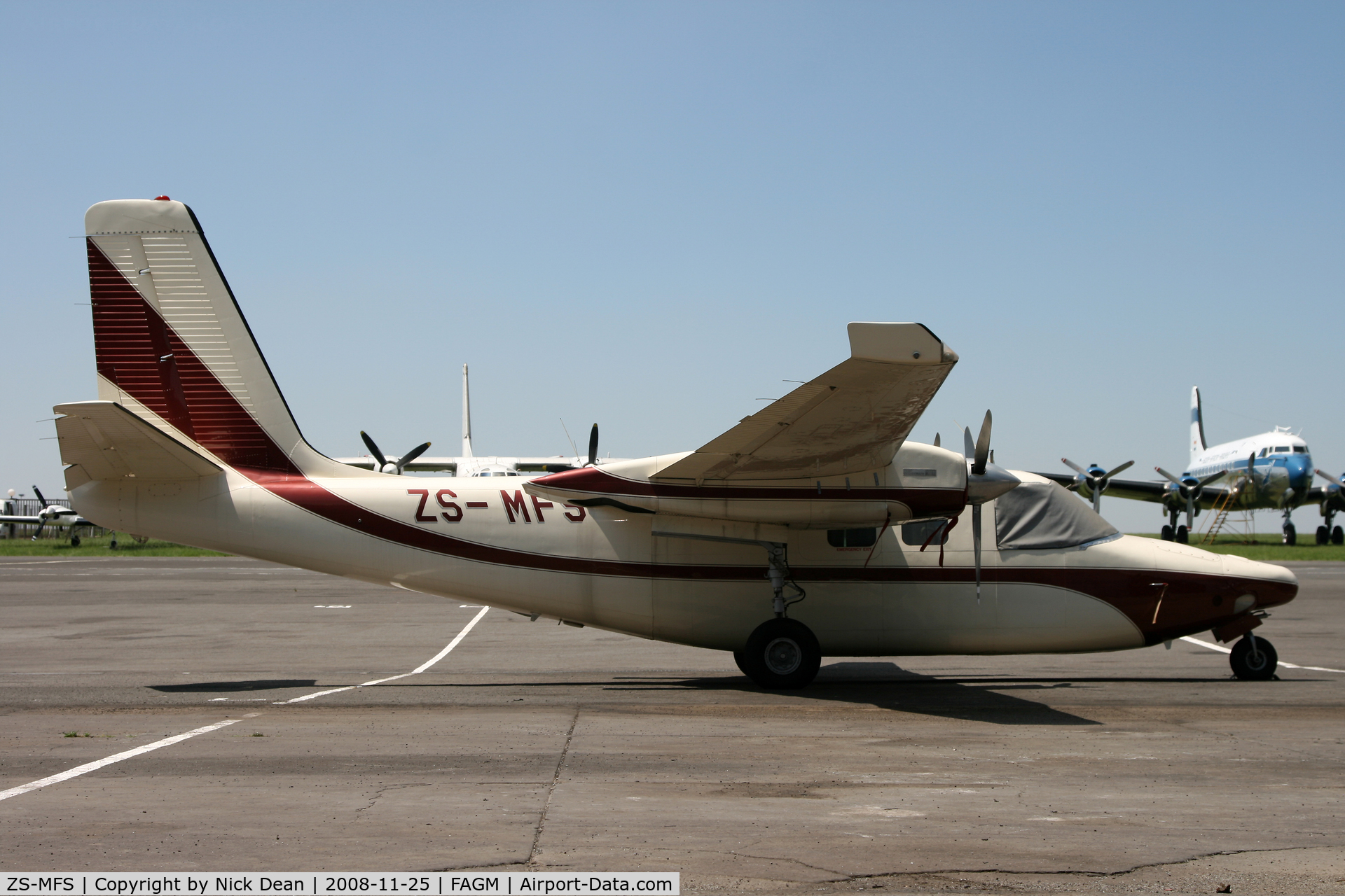 ZS-MFS, 1965 Aero Commander 500B Commander C/N 1498-176, FAGM