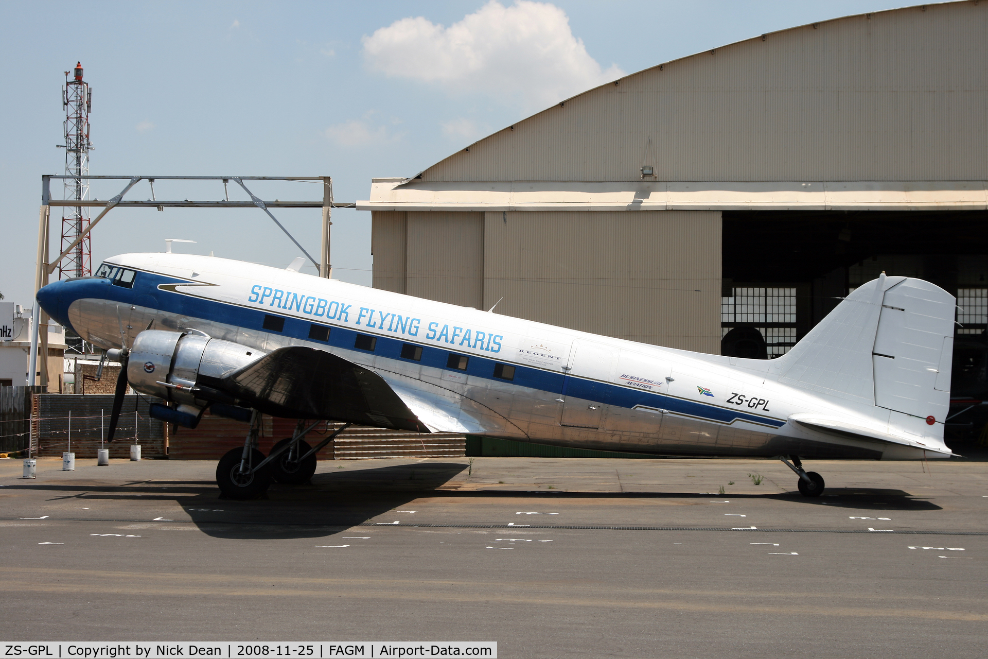 ZS-GPL, 1942 Douglas DC-3 (C-47A-30-DL) C/N 9581, FAGM