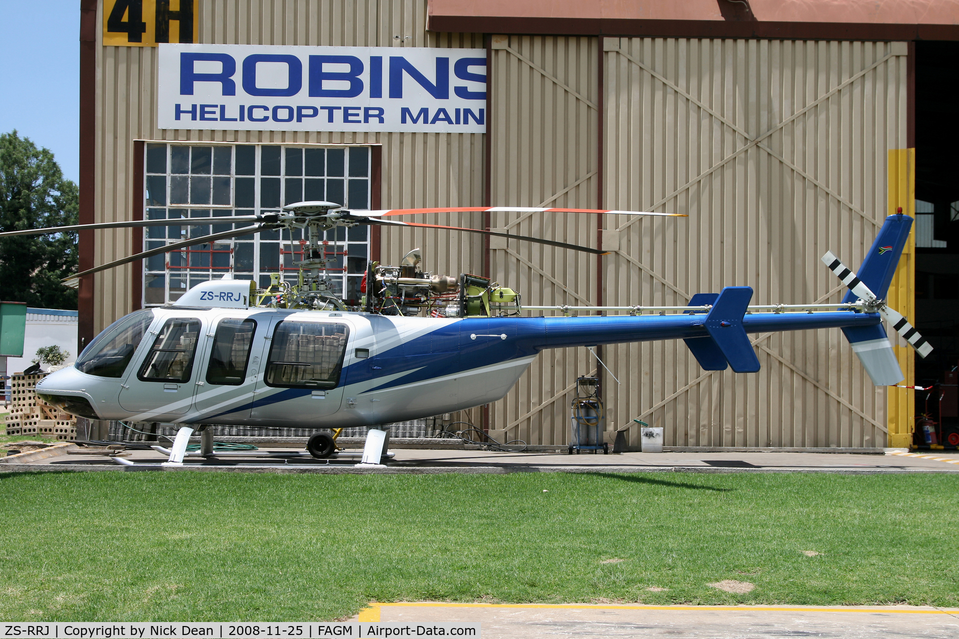 ZS-RRJ, 2007 bell 407 C/N 53794, FAGM