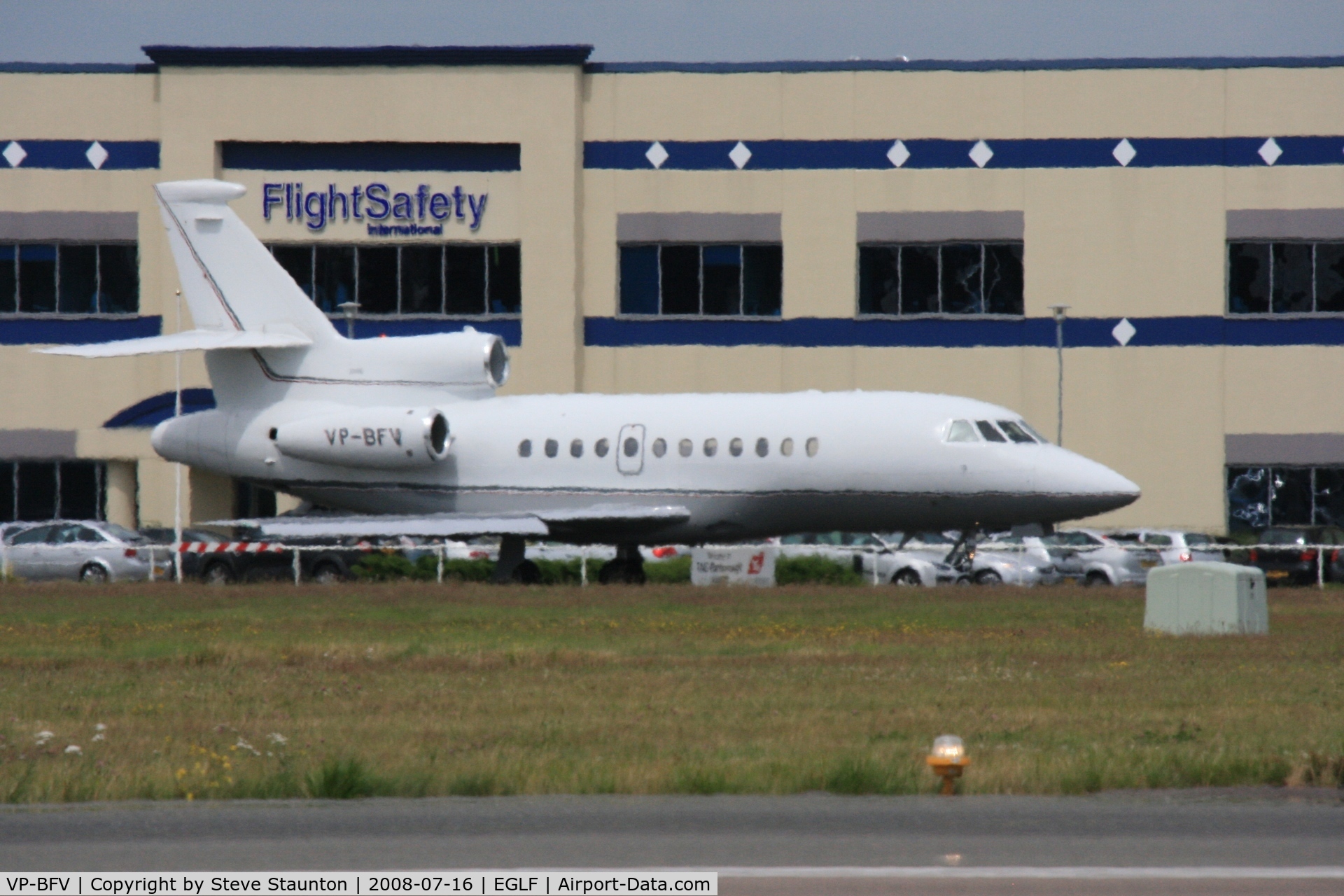 VP-BFV, 2002 Dassault Falcon 900EX C/N 111, Taken at Farnborough Airshow on the Wednesday trade day, 16th July 2009