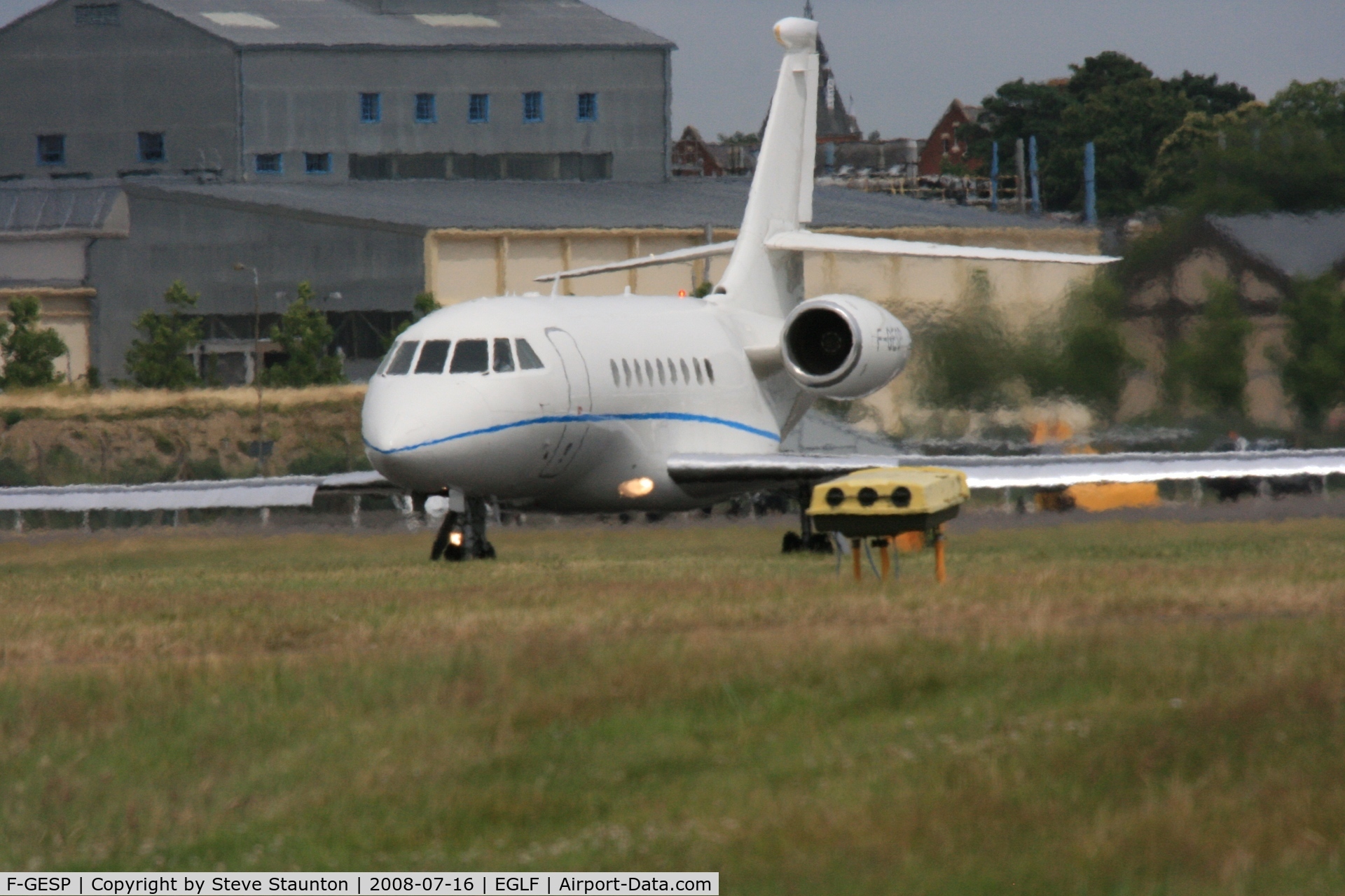 F-GESP, 2000 Dassault Falcon 2000 C/N 119, Taken at Farnborough Airshow on the Wednesday trade day, 16th July 2009