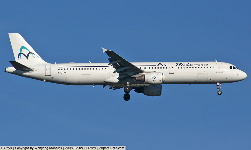 F-GYAN, 1995 Airbus A321-111 C/N 535, Air Mediterranee