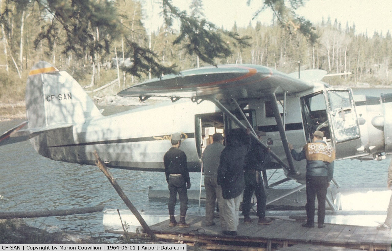 CF-SAN, 1947 Noorduyn Norseman V C/N N29-29, Fishing on Lac La Ronge Saskatchewan