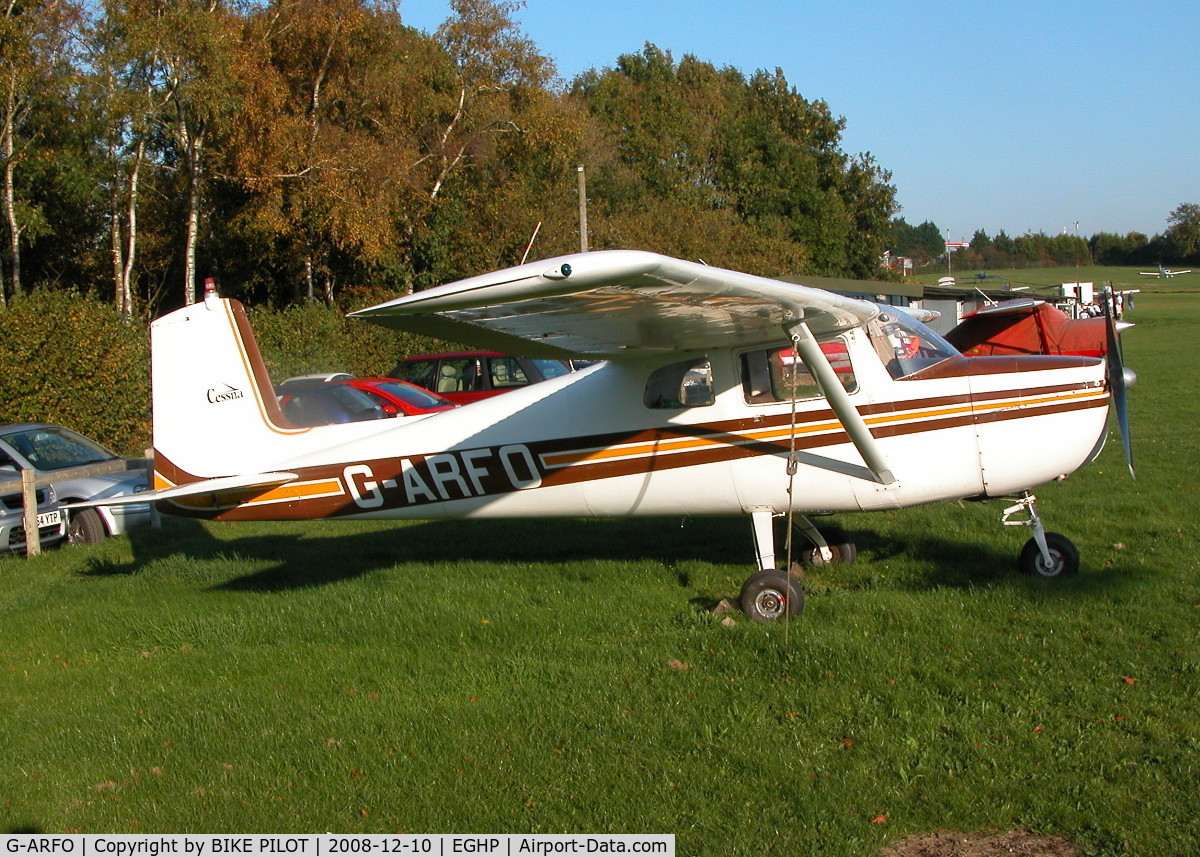 G-ARFO, 1961 Cessna 150A C/N 15059174, POPHAM END OF SEASON FLY-IN 2008.