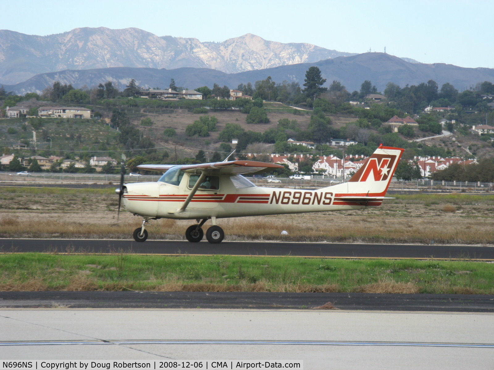 N696NS, 1968 Cessna 150H C/N 15068871, 1968 Cessna 150H 'North Star', Continental O-200 100 Hp, taxi to Rwy 26