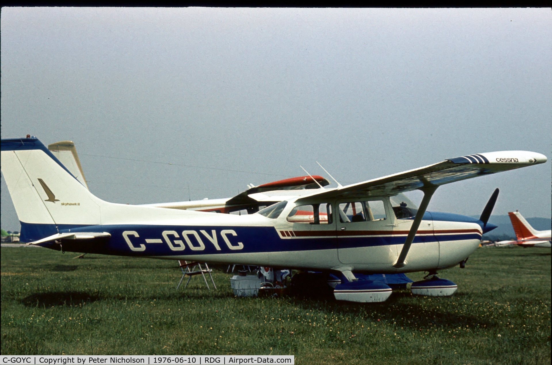 C-GOYC, 1974 Cessna 172M C/N 17264033, This Skyhawk II visited the Reading Airshow, Pennslyvania in 1976.