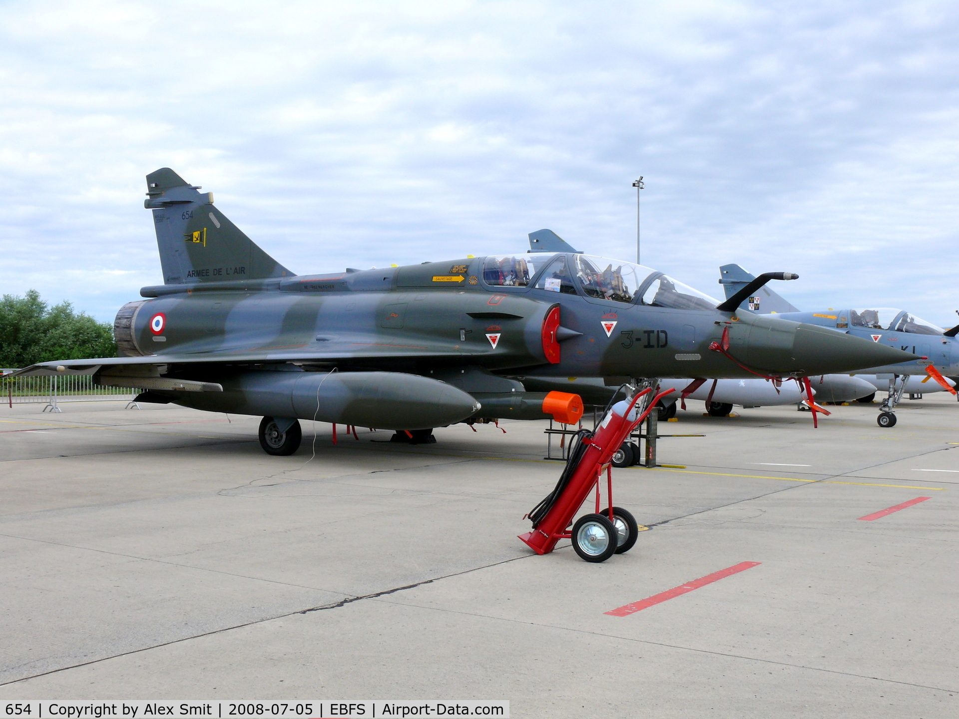 654, 2008 Dassault Mirage 2000D C/N 528, Dassault Mirage 2000D 654/3-ID French Air Force