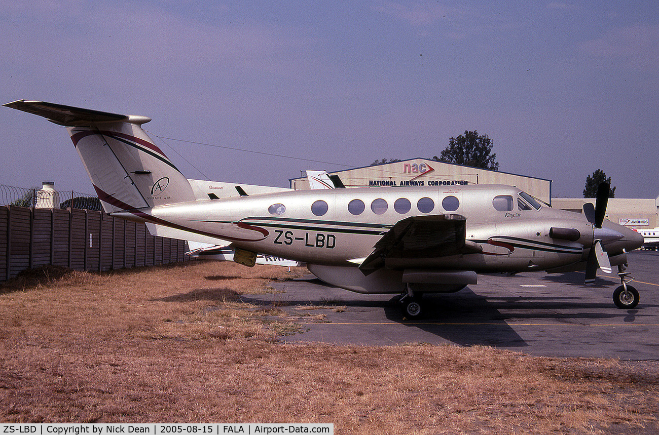 ZS-LBD, 1981 Beechcraft 200 King Air C/N BB-837, FALA (Currently registered 5Y-NJS)