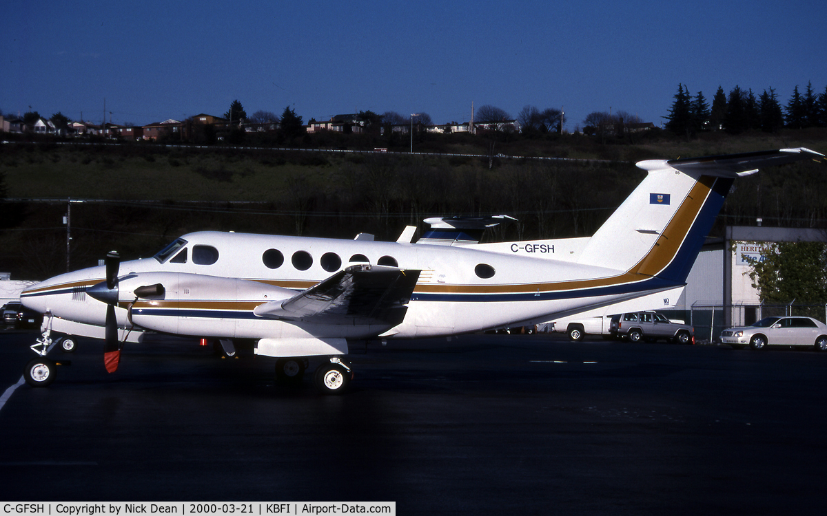 C-GFSH, 1981 Beech 200 Super King Air C/N BB-912, KBFI (Currently registered N912LD)