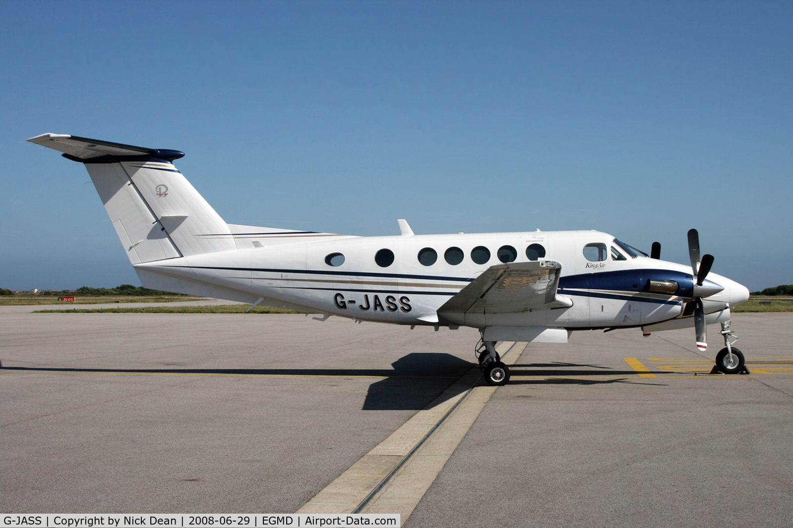 G-JASS, 1981 Beechcraft B200 Super King Air C/N BB-983, EGMD