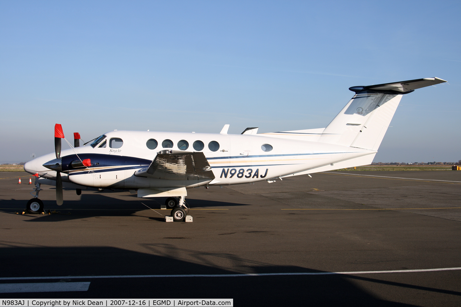 N983AJ, 1981 Beech B200 King Air C/N BB-983, EGMD