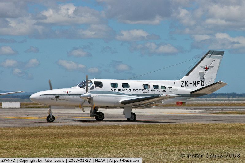 ZK-NFD, 1980 Cessna 441 Conquest II C/N 441-0141, Garden City Helicopters Ltd., Christchurch (air ambulance)
