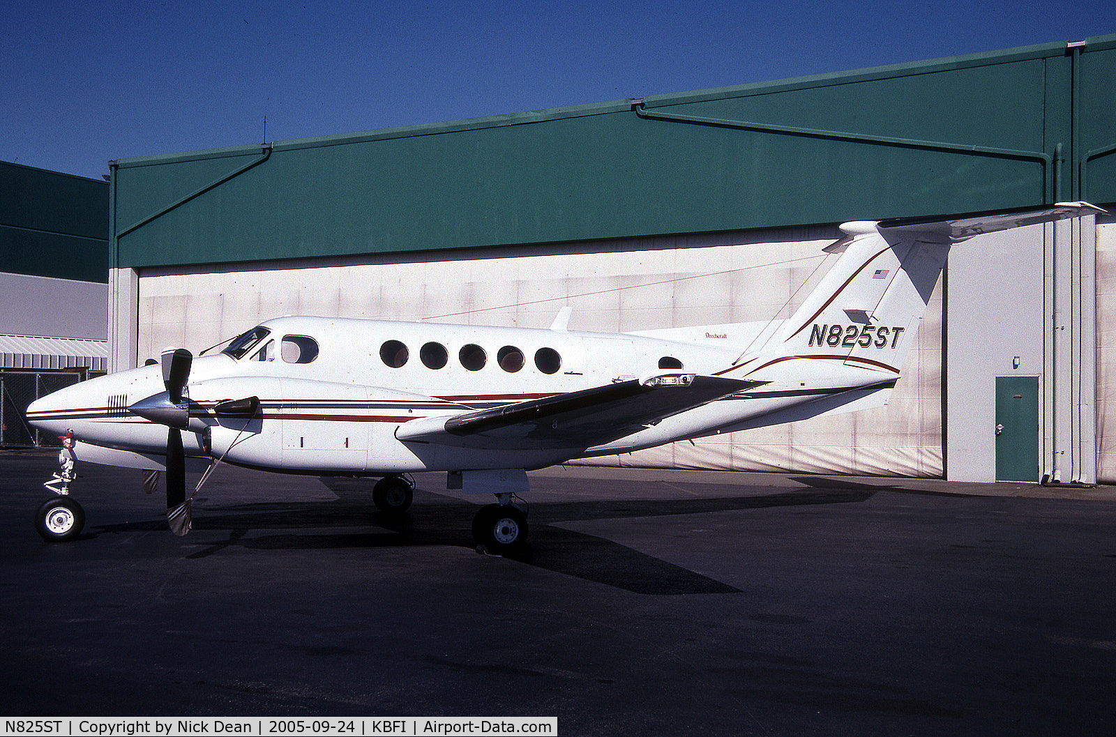 N825ST, 1989 Beech B200 King Air C/N BB-1320, KBFI