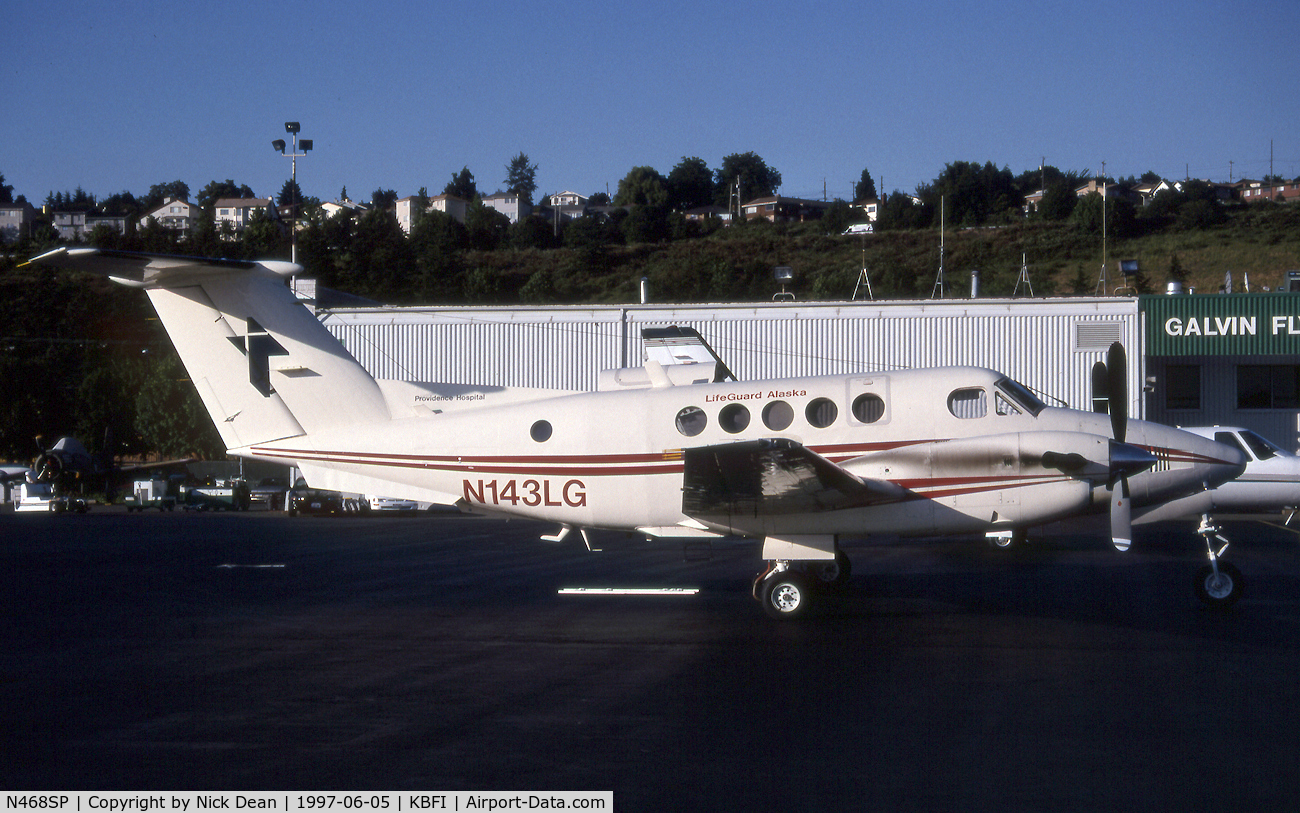 N468SP, 1980 Beech 200C Super King Air C/N BL-5, KBFI (Currently N468SP)