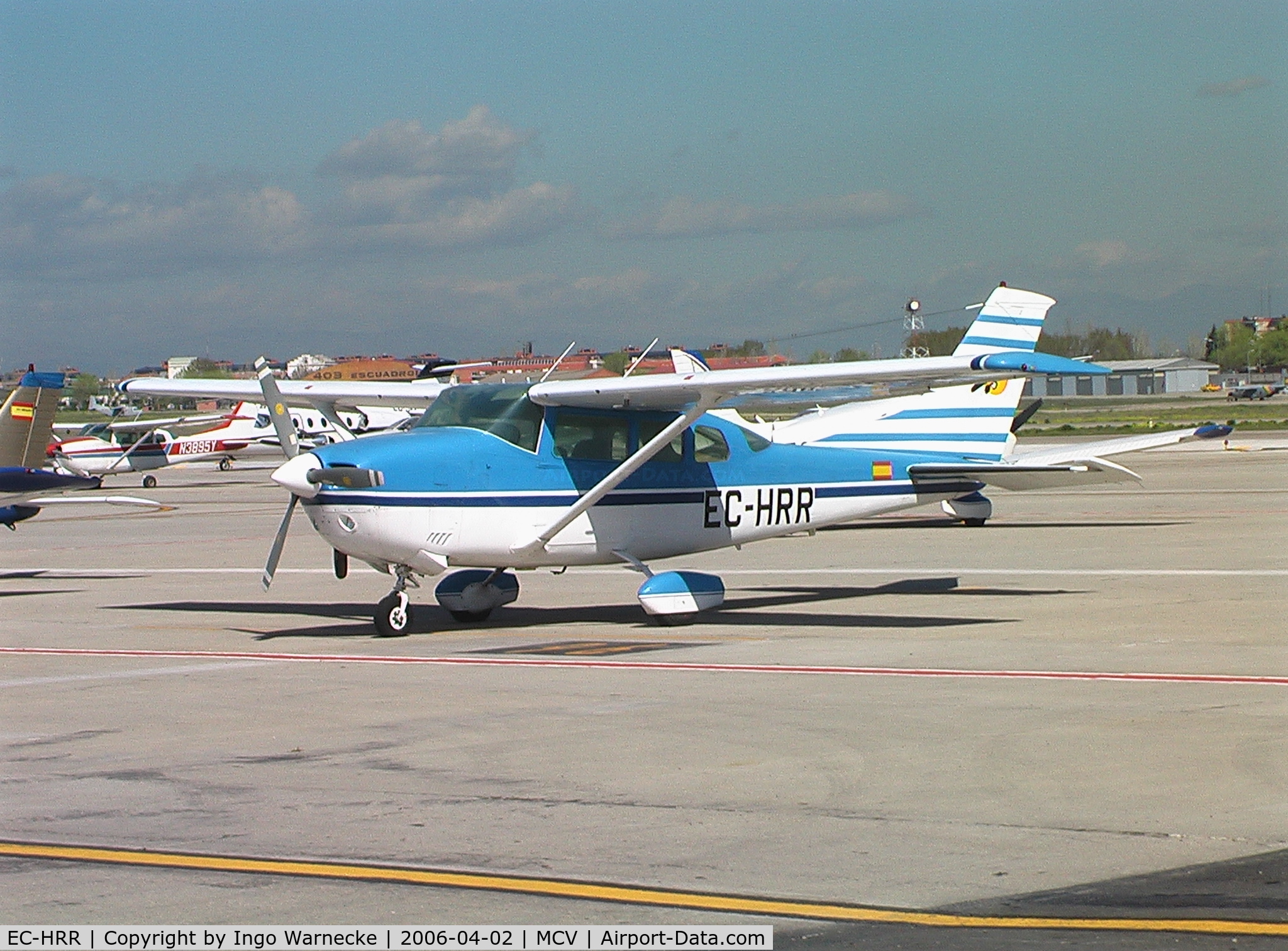 EC-HRR, Cessna TU206G Turbo Stationair Turbo Stationair C/N TU206-04283, Cessna TU 206G Turbo Stationair at Madrid Cuatro Vientos airfield