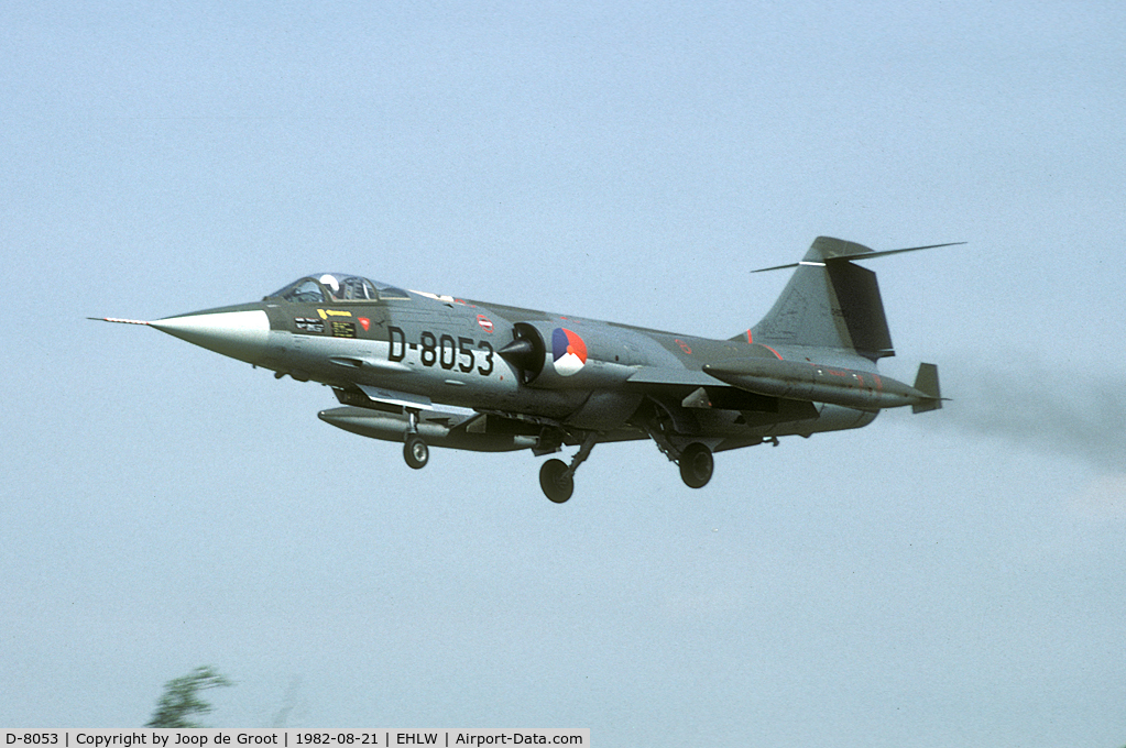 D-8053, Lockheed F-104G Starfighter C/N 683-8053, This Starfighter arrived for target tow duties during the summer of 1982.