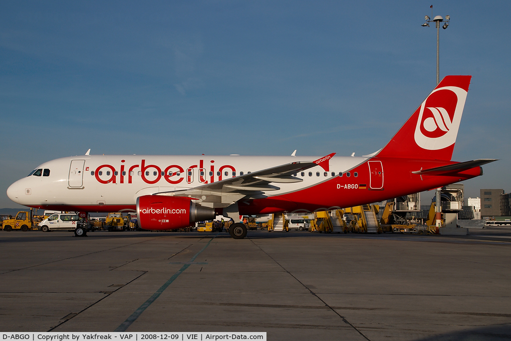 D-ABGO, 2008 Airbus A319-112 C/N 3689, Air Berlin Airbus 319