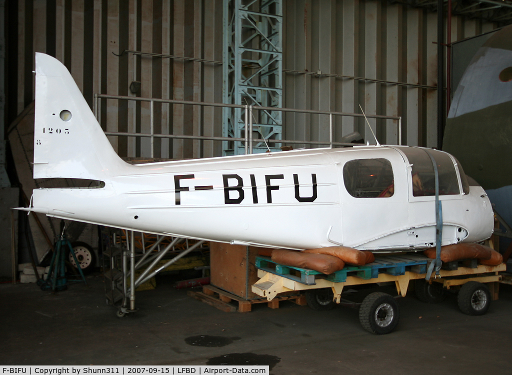 F-BIFU, Nord 1203 Norécrin IV C/N 368, Stored inside CAEA Museum...