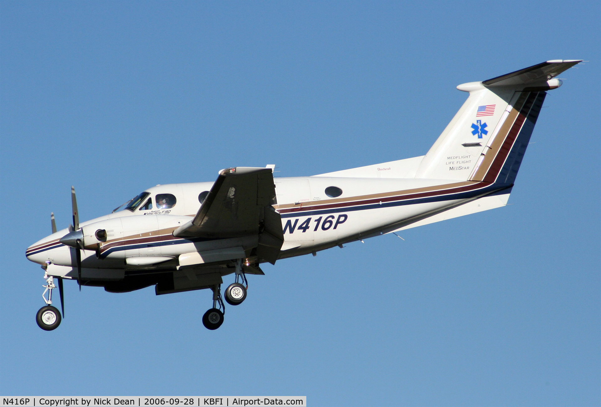 N416P, 1980 Beech F90 King Air C/N LA-67, KBFI