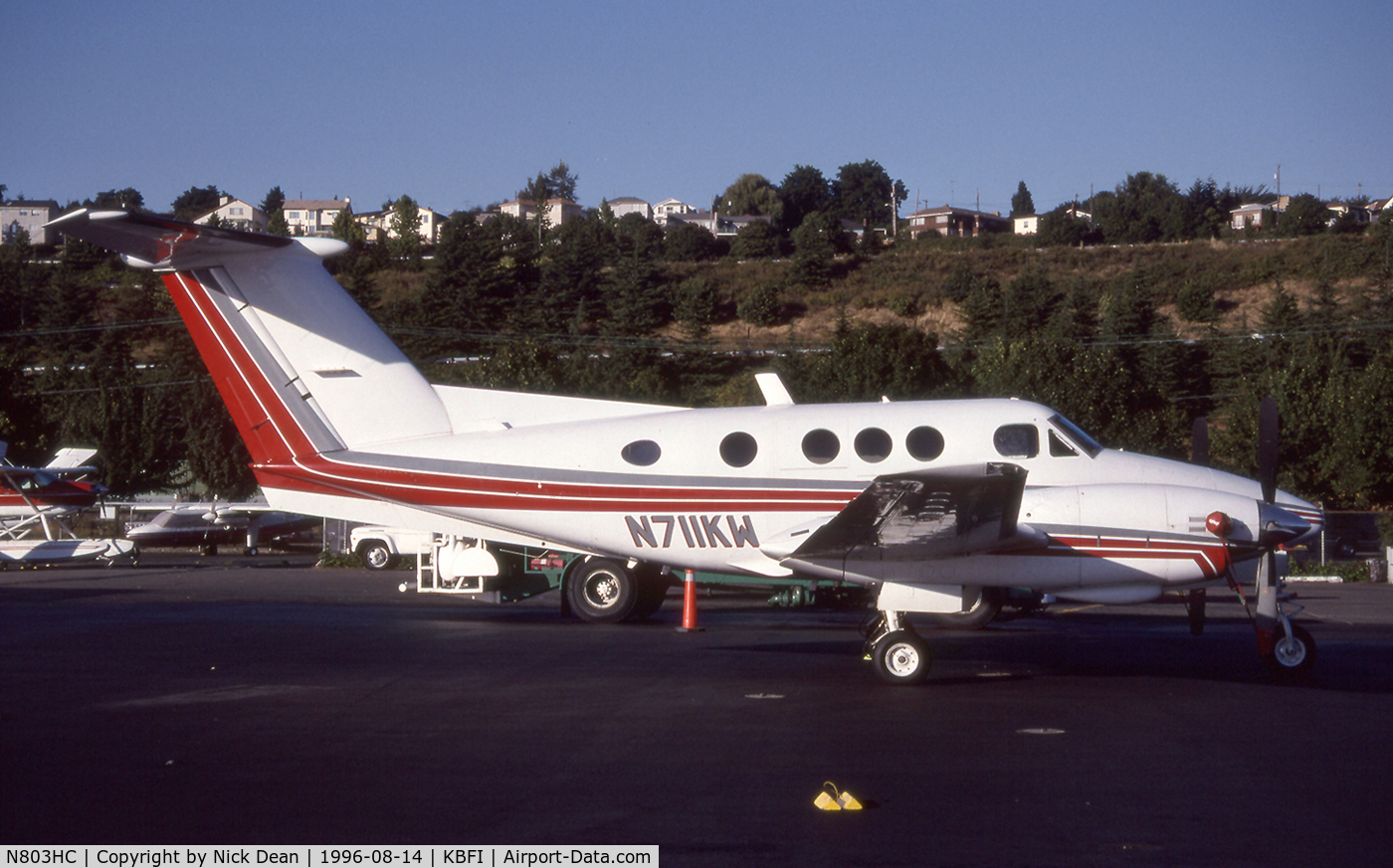 N803HC, 1980 Beech F90 King Air C/N LA-99, KBFI (Currently registered N803HC)