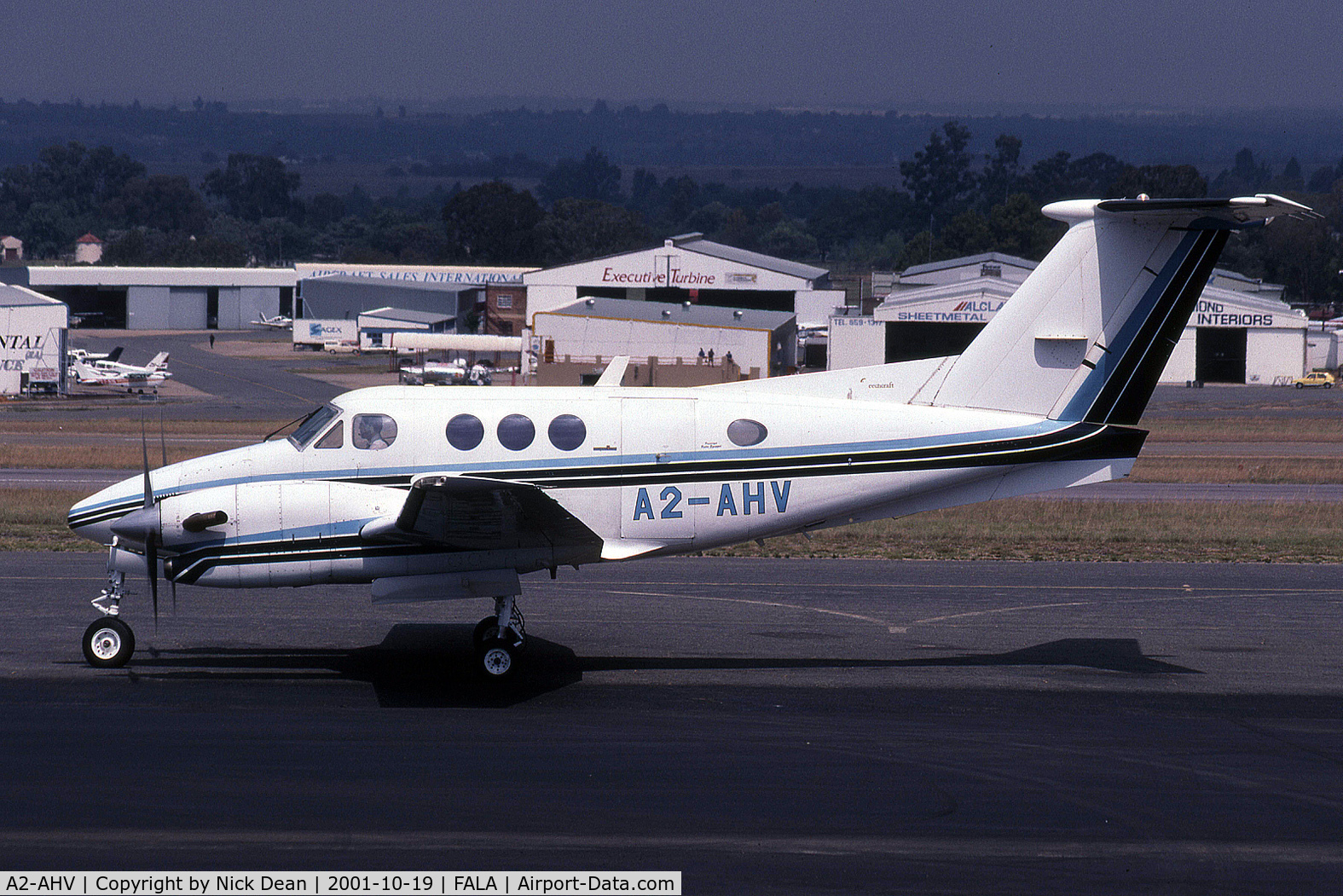 A2-AHV, Beech F90 King Air C/N LA-212, FALA