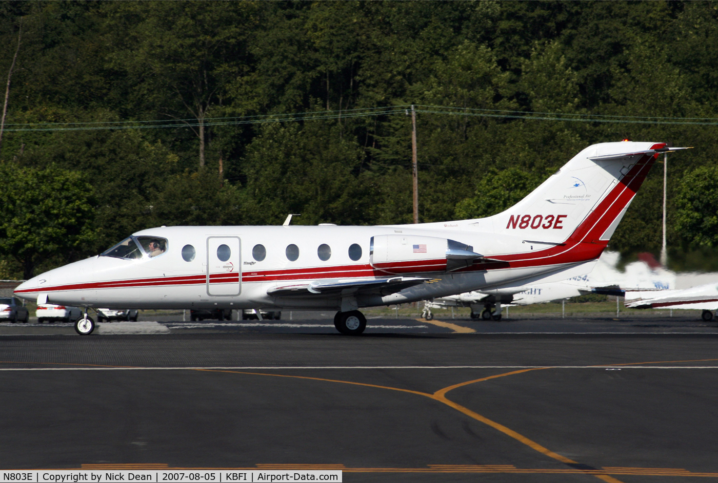 N803E, 1986 Beech 400 Beechjet C/N RJ-16, KBFI