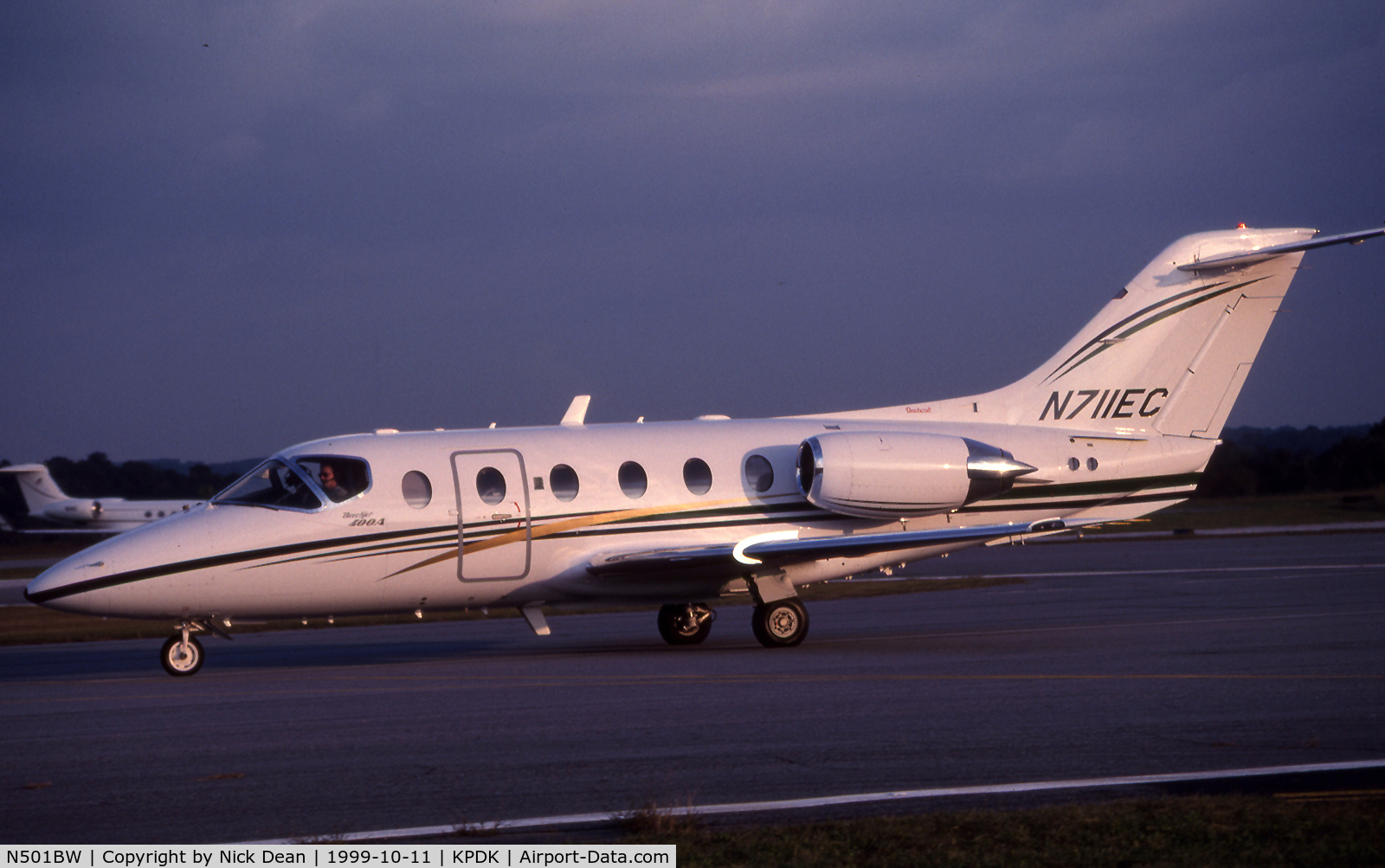 N501BW, 1997 Raytheon Aircraft Company 400A C/N RK-167, KPDK (Seen here as N711EC and currently registered N501BW as posted)