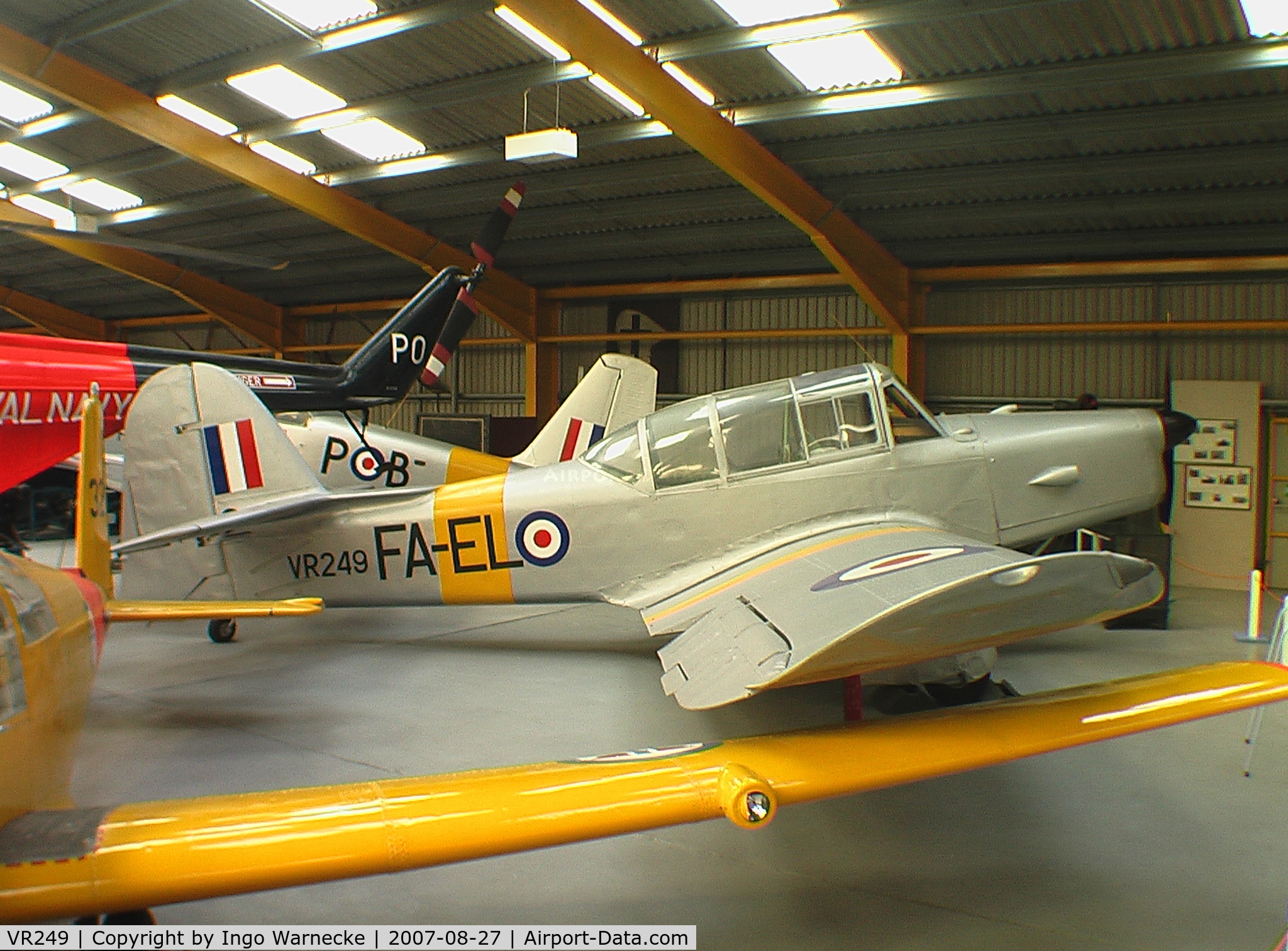 VR249, Percival P-40 Prentice T1 C/N Not found VR249, Percival Prentice T1 of RAF at Newark Air Museum