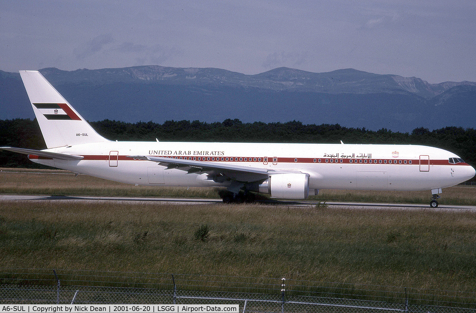 A6-SUL, 1999 Boeing 767-341/ER C/N 30341, LSGG
