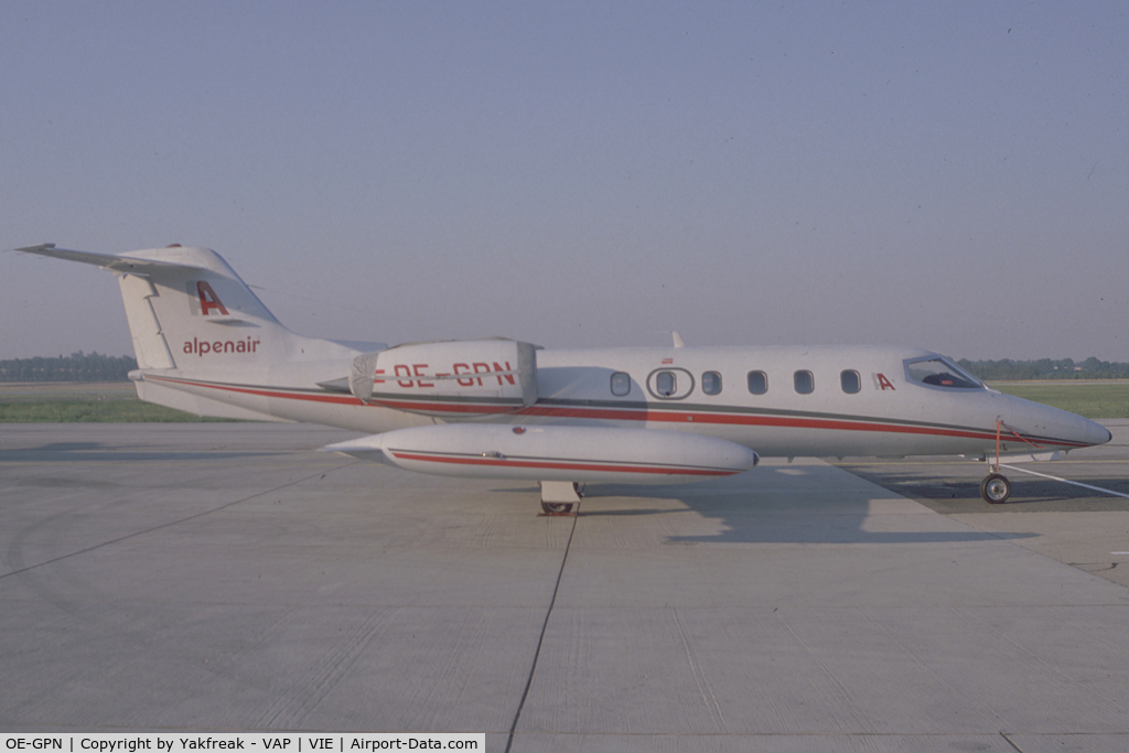 OE-GPN, 2001 Cessna 560 Citation Excel C/N 560-5169, Alpenair Learjet 35