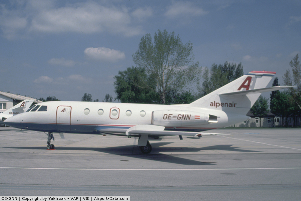OE-GNN, 1974 Dassault Falcon 20E C/N 298, Alpenair Falcon 20