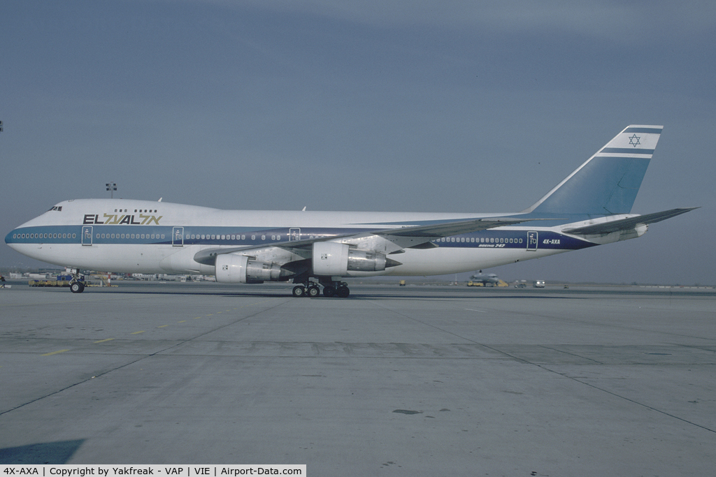 4X-AXA, 1971 Boeing 747-258B C/N 20135-140, El Al Boeing 747-200