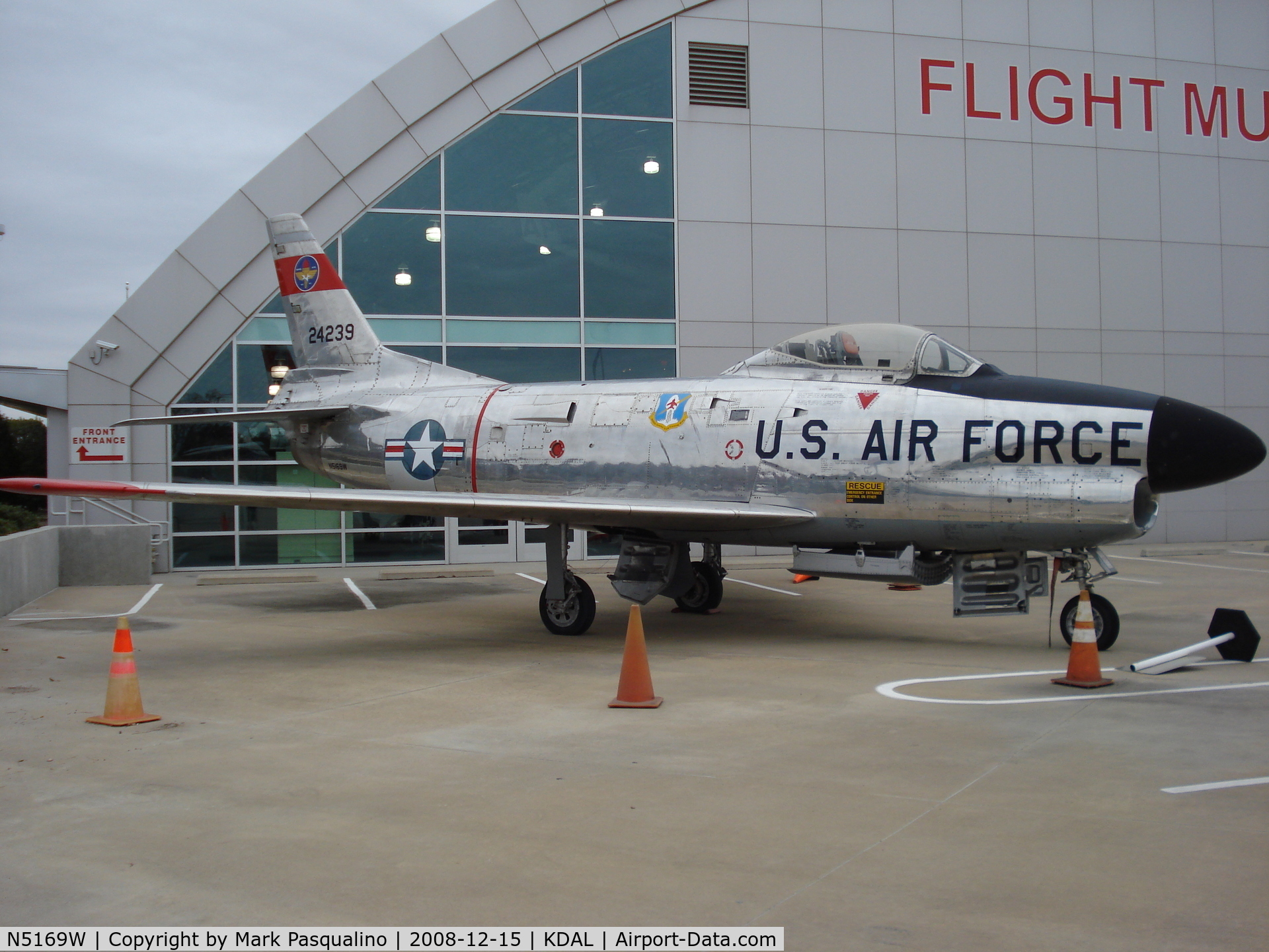 N5169W, Burchinal I N Jr F86-L C/N 2837, North American F-86L