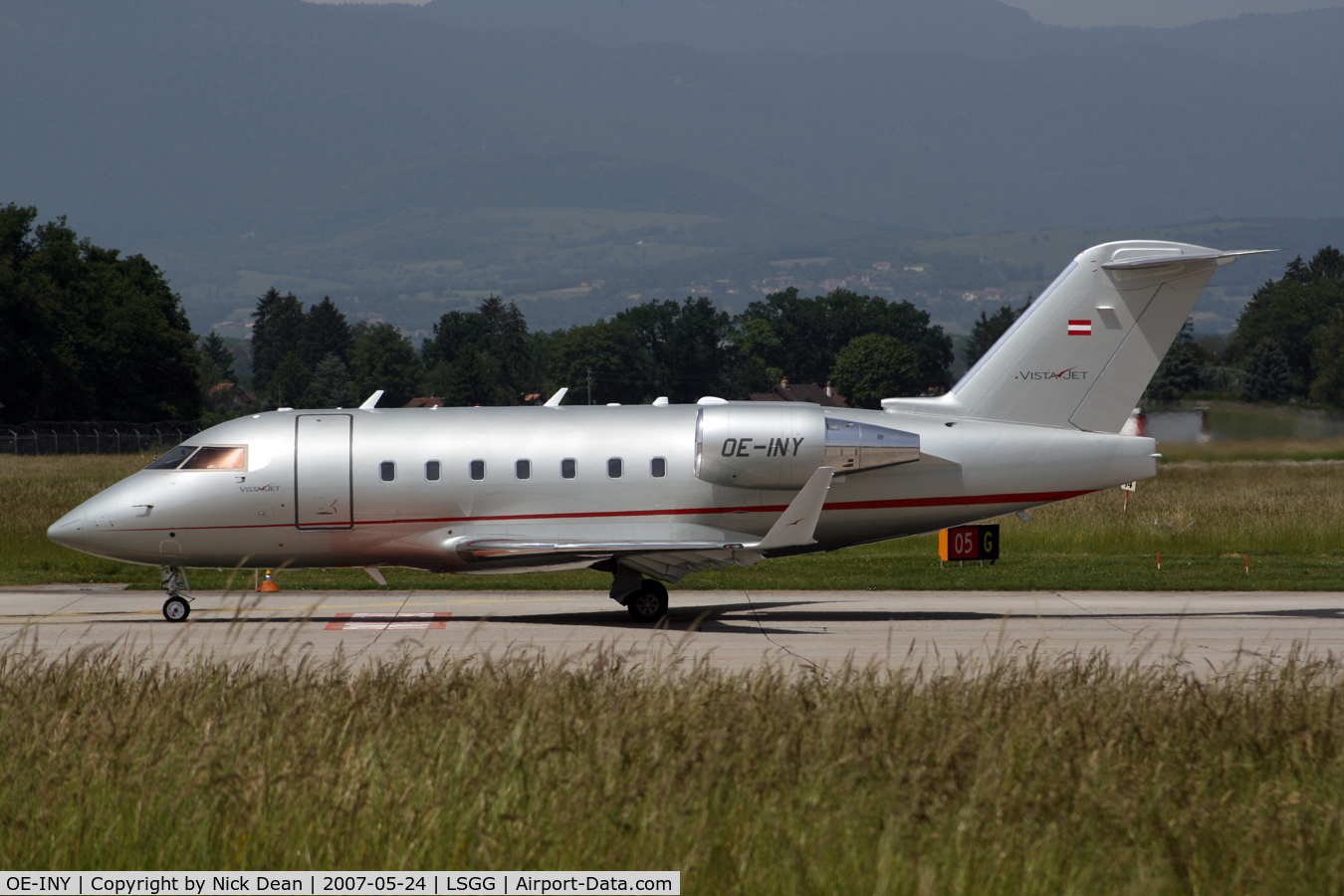 OE-INY, 2006 Bombardier Challenger 604 (CL-600-2B16) C/N 5644, LSGG