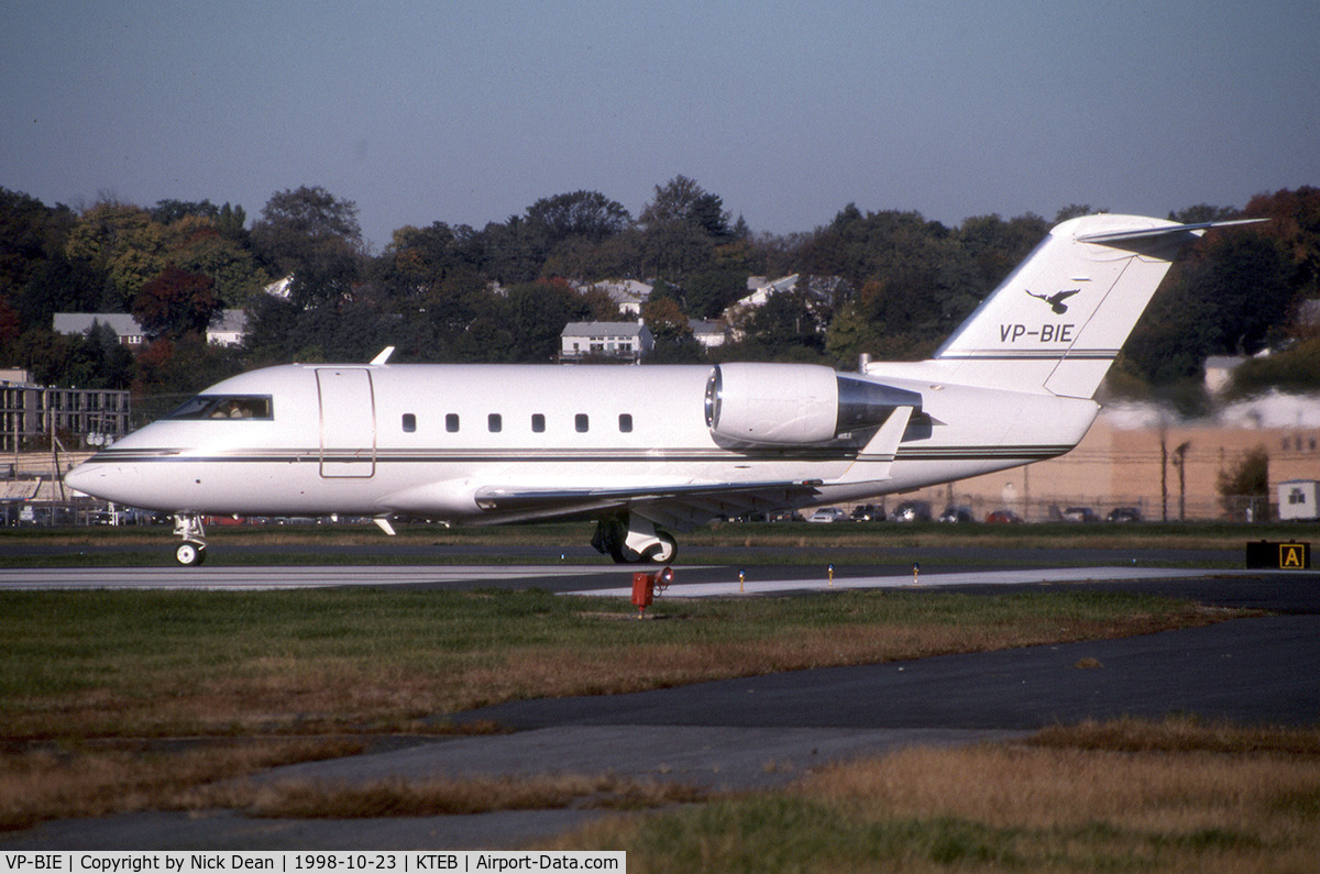 VP-BIE, 1983 Canadair Challenger 601 (CL-600-2A12) C/N 3016, KTEB