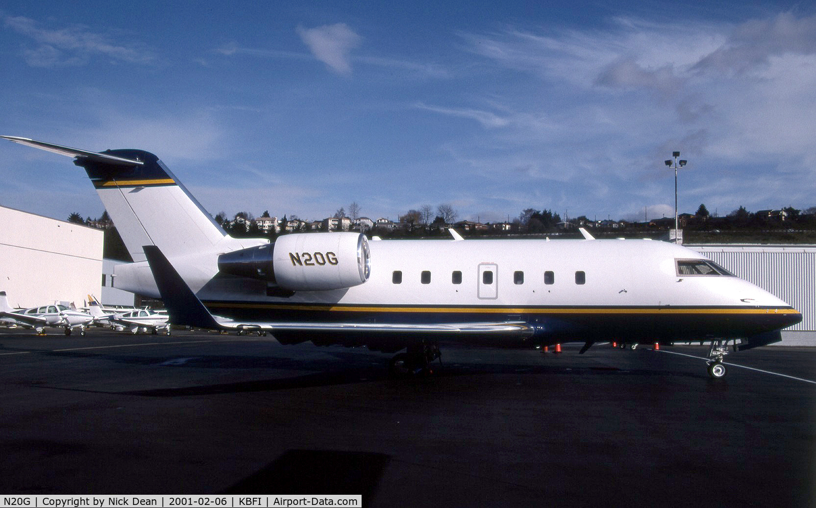 N20G, 1993 Canadair Challenger 601-3R (CL-600-2B16) C/N 5136, KBFI