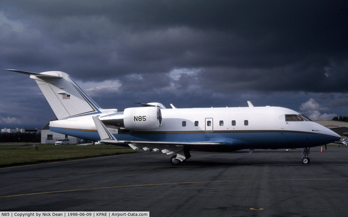 N85, 1993 Canadair Challenger 604 (CL-600-2B16) C/N 5138, KPAE
