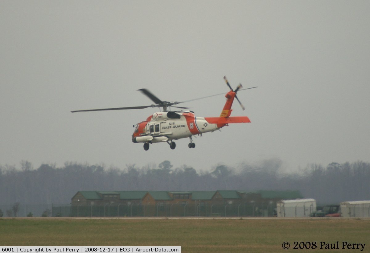 6001, Sikorsky HH-60J Jayhawk C/N 70.0622, Headed out for a wet sortie