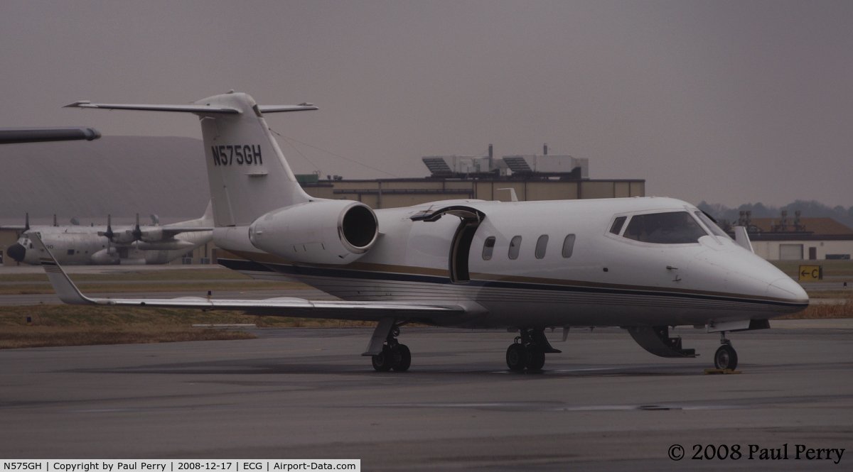 N575GH, 1982 Gates Learjet 55 C/N 042, She does tend to get around the country...